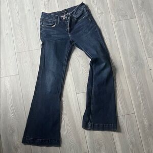 Silver Jeans Women's Deep Indigo Flare Jeans